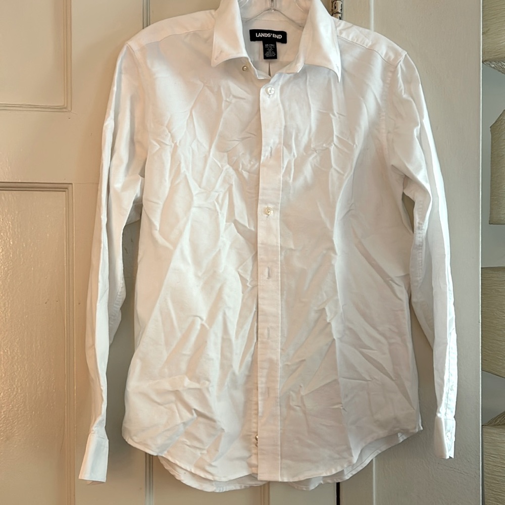 Boys Lands End Oxford Shirt